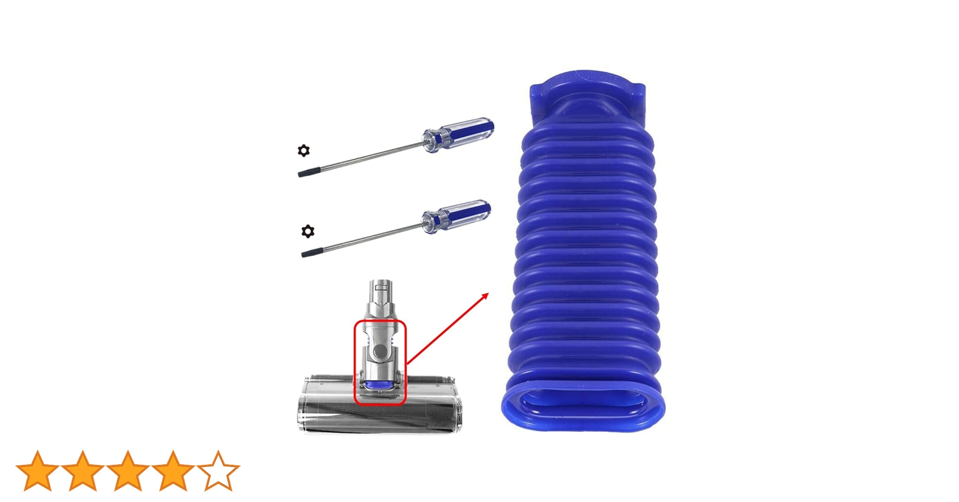 ダイソン　ソフトローラークリーナーヘッド　151868 蛇腹新品交換済み ダイソン ソフトローラークリーナーヘッド 151868 蛇腹新品交換